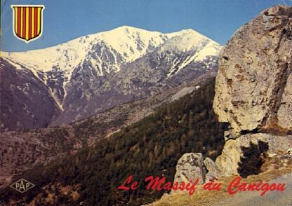 POSTAL 56542: Le Massif du Canigou Rousillon