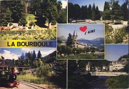 POSTAL 56545: J Aime La Bourboule Puy de Dome