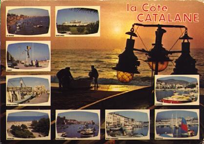 POSTAL 56546: la Cote Catalane Rousillon