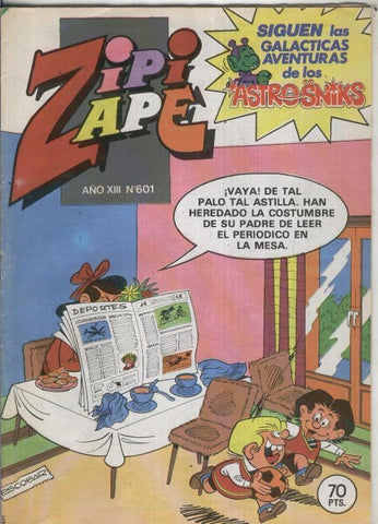 Zipi y Zape semanal numero 601: Robin Robot: Una mancha oportuna (2 paginas)
