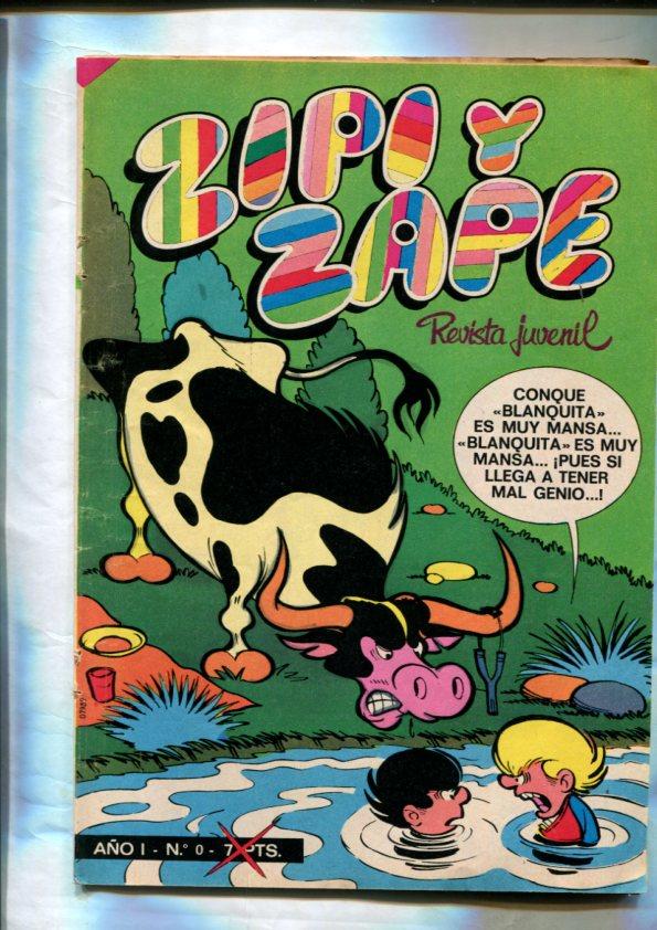 Zipi y Zape semanal numero 000 (10.7.1972): Poster central de Zipi y Zape con sus papis