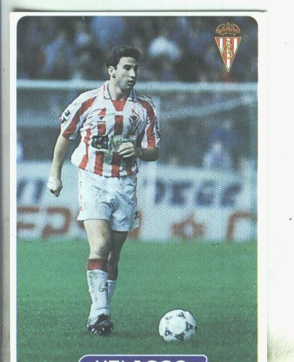 Cromos: Las fichas de la liga 95/96-Sporting: Velasco
