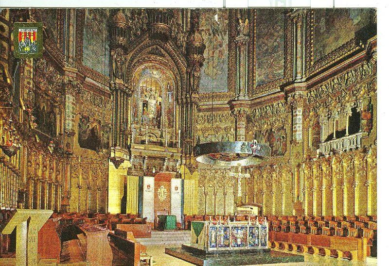 Postal 6481 : Montserrat, interior basilica