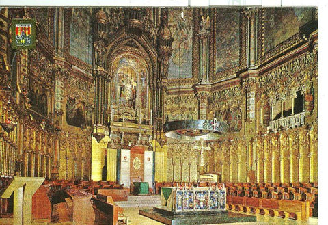 Postal 6481 : Montserrat, interior basilica