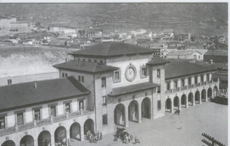Postal 012627: Estacion de oviedo, años 20