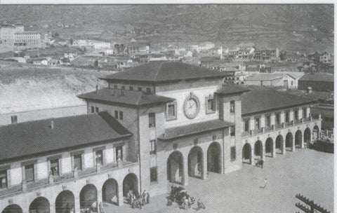 Postal 012627: Estacion de oviedo, años 20