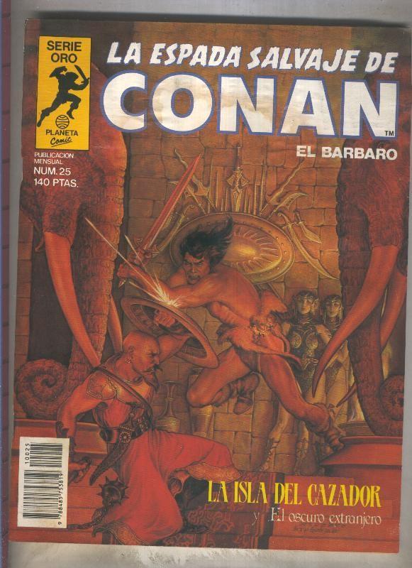 La Espada Salvaje de Conan primera edicion numero 025 (numerado 1 en trasera)