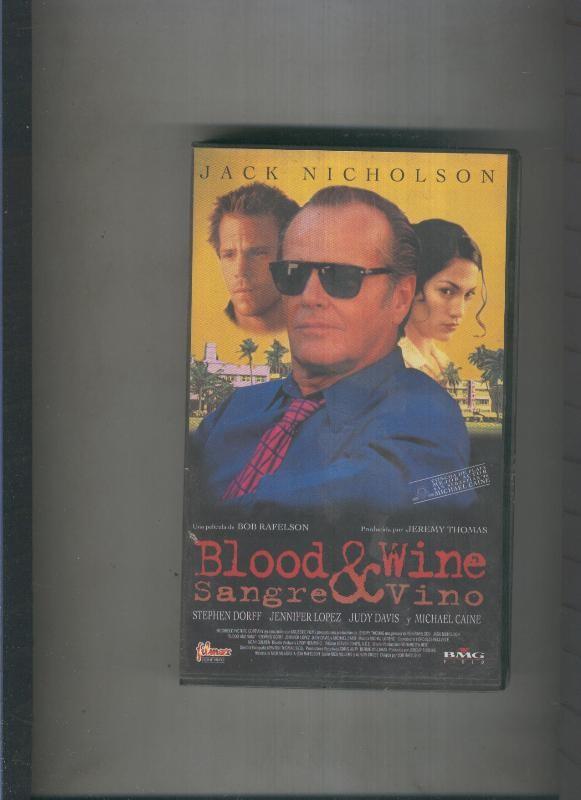 Video VHS: Blood & Wine (sangre-vino) con Jack Nicholson