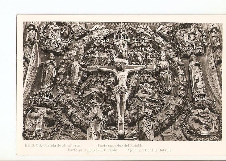Postal 021386 : Parte superior del Retablo