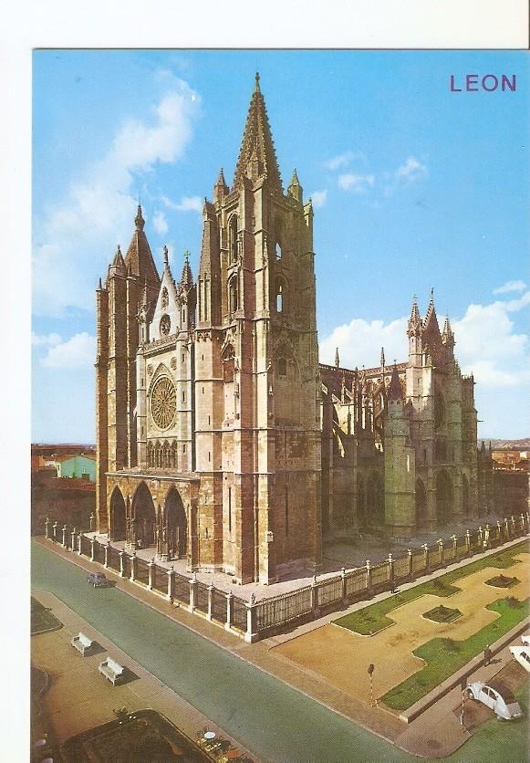 Postal 023374 : La Catedral de Leon