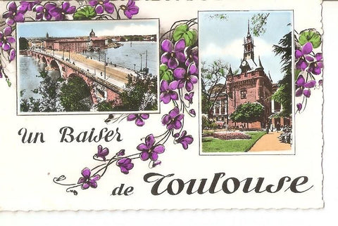 Postal 032465 : Toulouse Le Ville Rose. Le pont Neuf - Le Donjon da Capitole
