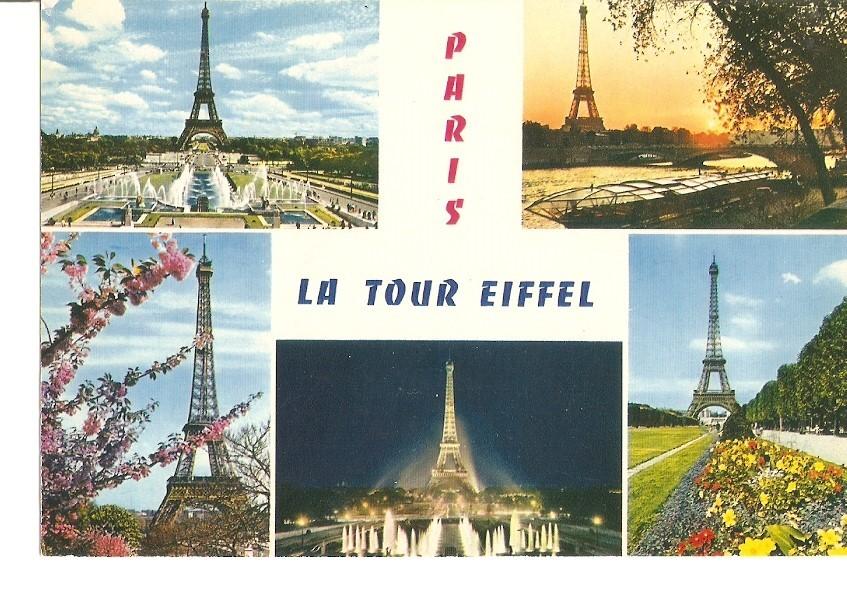 Postal 034577 : Paris. La Tour Eiffel