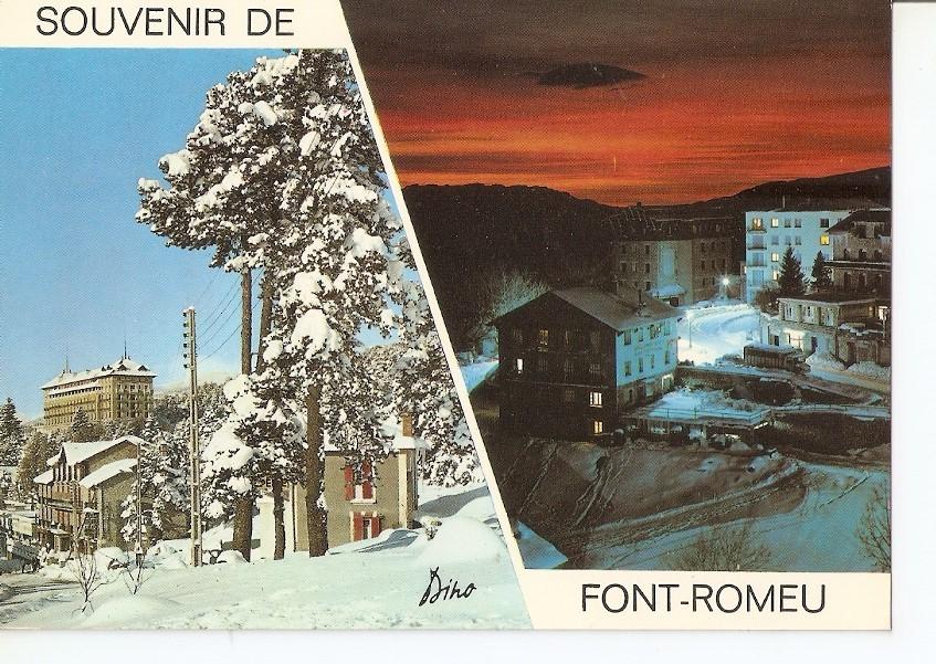 Postal 042759 : Font Romeu. (Pyr. Or.-66) Station de Sports dhiver et dEte. Divers aspects