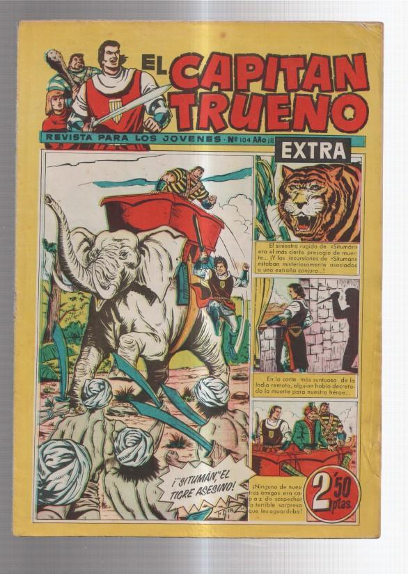El Capitan Trueno Extra numero 104: (numerado 1 en trasera)