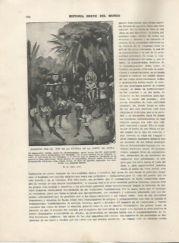 LAMINA 5172: Fin de la guerra en la corte de Asoka