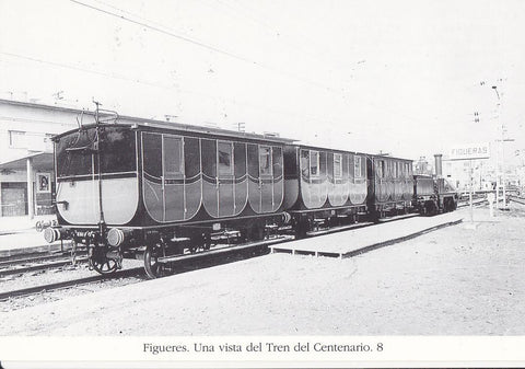 Postal 62301 : Figueres. Una vista del Tren del Cenario