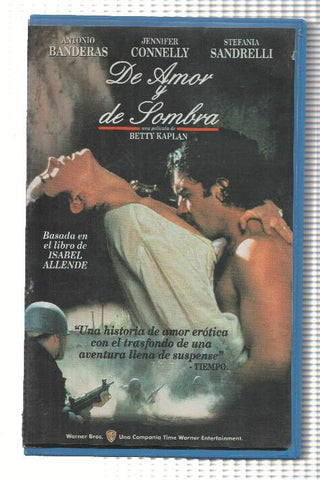 VHS-Cine: DE AMOR Y DE SOMBRA - Antonio Banderas
