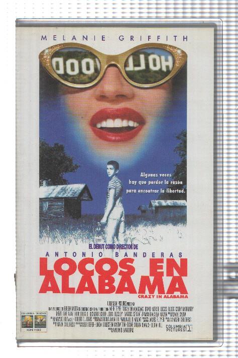 VHS-Cine: LOCOS EN ALABAMA- Antonio Banderas