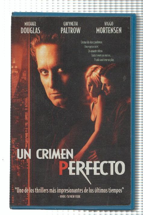 VHS-Cine: UN CRIMEN PERFECTO - Michael Douglas