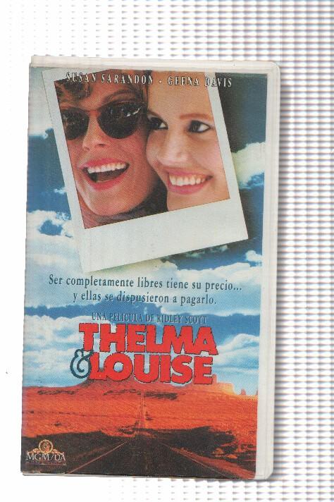 VHS-Cine: THELMA Y LOUISE - Susan Sarandon, Geena Davis