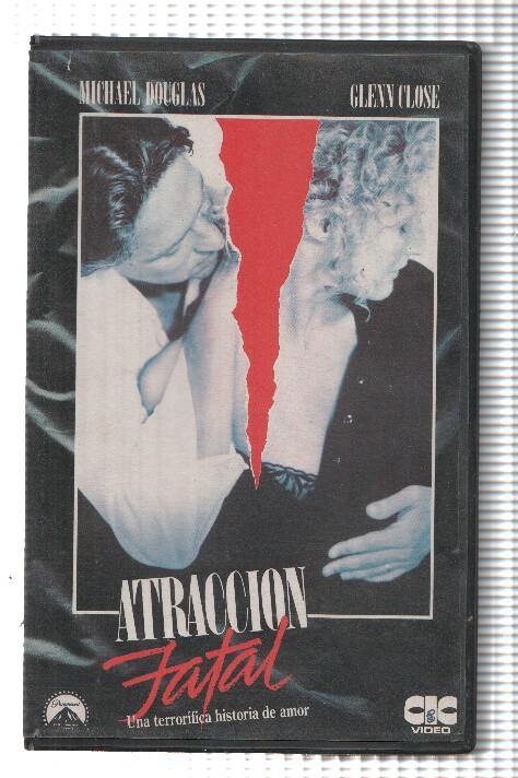 VHS-Cine: ATRACCION FATAL - Michael Douglas, Glenn Close