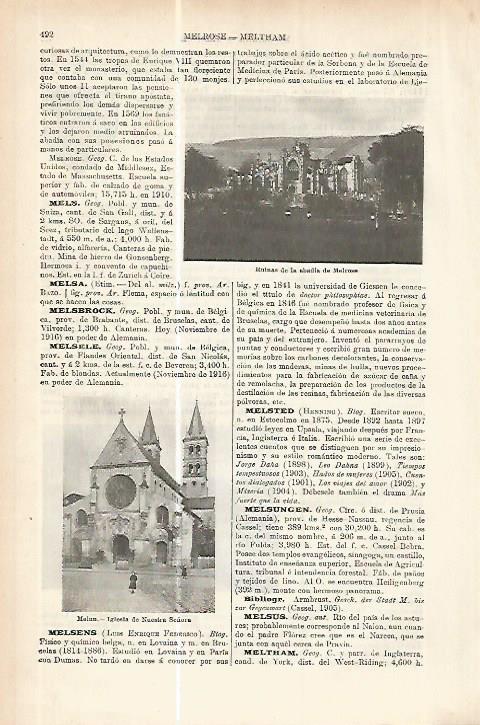 LAMINA ESPASA 17760: Abadia de Melrose