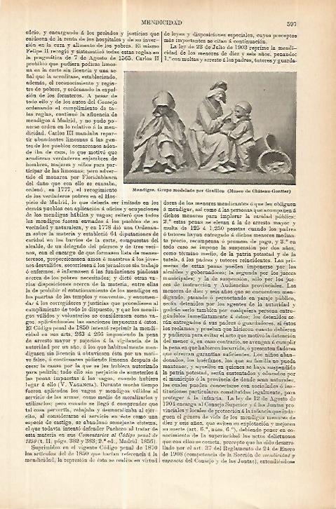 LAMINA ESPASA 17779: Mendigos por Graillon