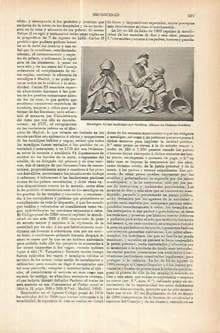 LAMINA ESPASA 17779: Mendigos por Graillon