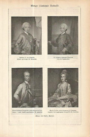LAMINA ESPASA 17794: Obras de A. R. Mengs