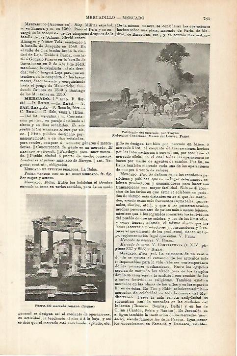 LAMINA ESPASA 17814: Puerta del mercado romano en Atenas