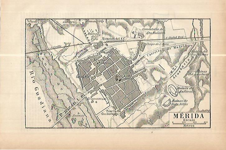 LAMINA ESPASA 17837: Plano de Merida