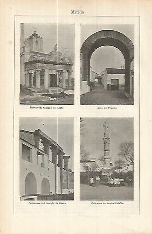 LAMINA ESPASA 17839: Edificios de Merida
