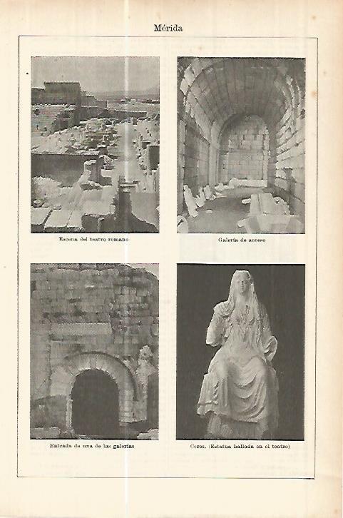 LAMINA ESPASA 17840: Ruinas de Merida