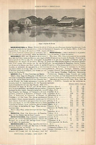 LAMINA ESPASA 17850: Lago de Merin