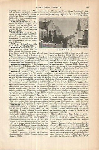 LAMINA ESPASA 17851: Abadia de Merkelbeek