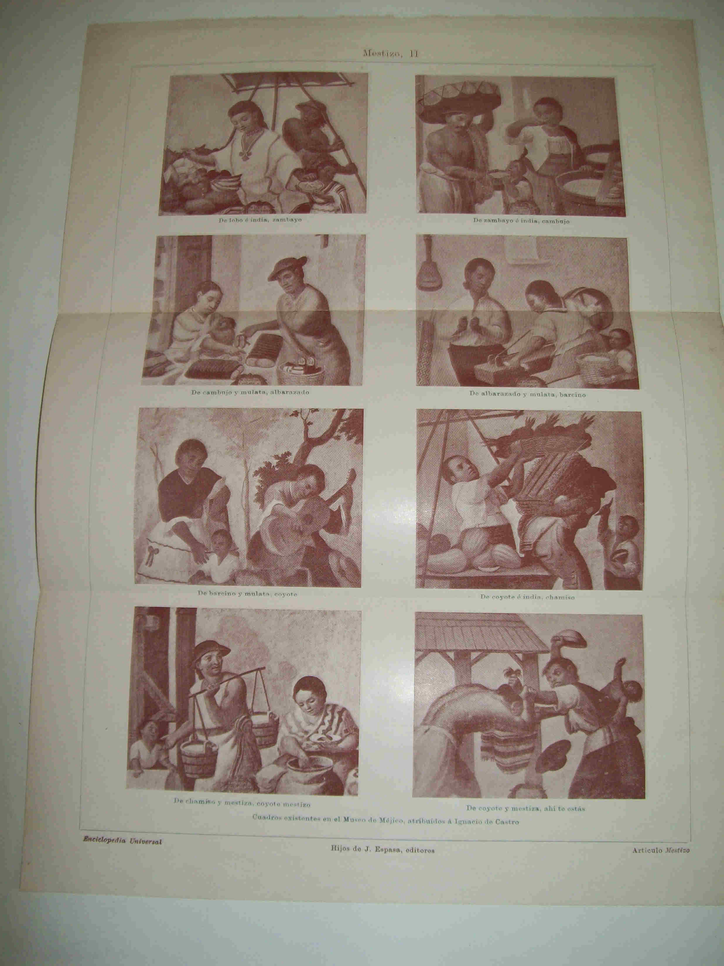 LAMINA ESPASA 17871: Cuadros en el Museo de Mejico