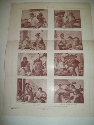 LAMINA ESPASA 17871: Cuadros en el Museo de Mejico