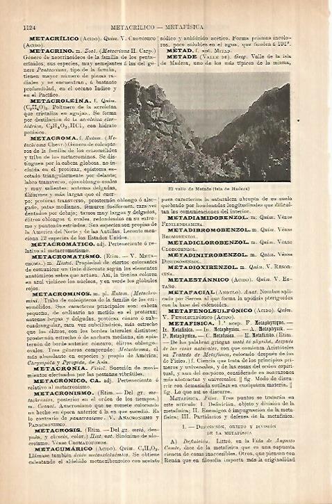 LAMINA ESPASA 17879: Valle de Metade en la isla de Madera
