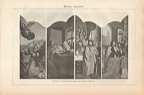 LAMINA ESPASA 17899: Vida de Santa Ana por Metsys