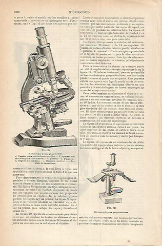 LAMINA ESPASA 17927: Microscopio Leitz