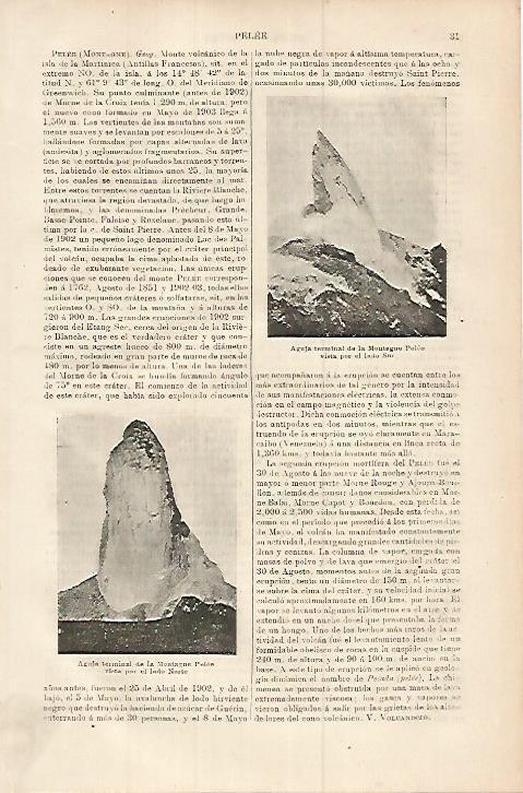 LAMINA ESPASA 17932: Montagne Pelee