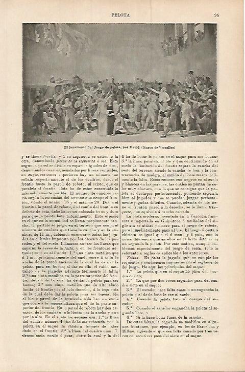 LAMINA ESPASA 17939: El juramento del Juego de pelota por David