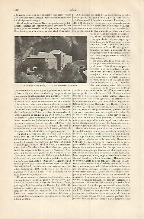 LAMINA ESPASA 17963: San Juan de la Peña