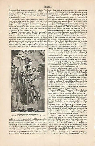 LAMINA ESPASA 17988: San Antonio por M. Pereira