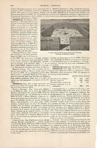 LAMINA ESPASA 17989: Grabado de Perelle