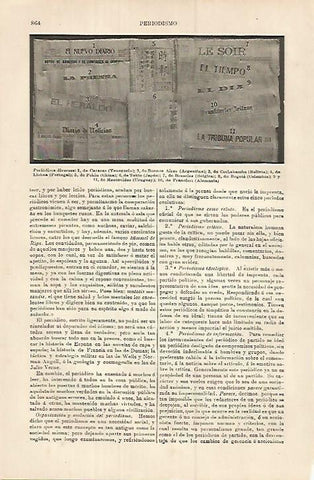 LAMINA ESPASA 18009: Periodicos internacionales