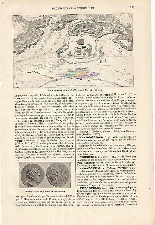 LAMINA ESPASA 18042: Plano de Persepolis