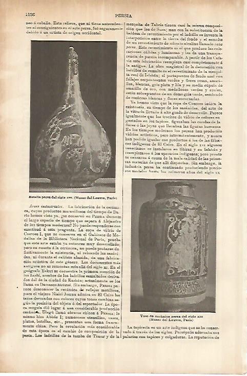 LAMINA ESPASA 18054: Arte persa