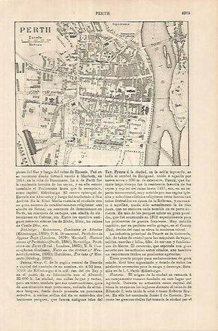 LAMINA ESPASA 18060: Plano de Perth Escocia