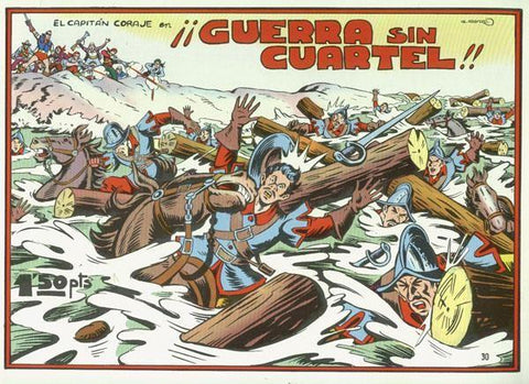 El Capitan Coraje facsimil numero 30: Guerra sin cuartel